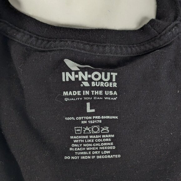 IN-N-OUT T Shirt Size Large Made in the USA IN N OUT Tee Mopar Charger Dodge - Picture 5 of 5